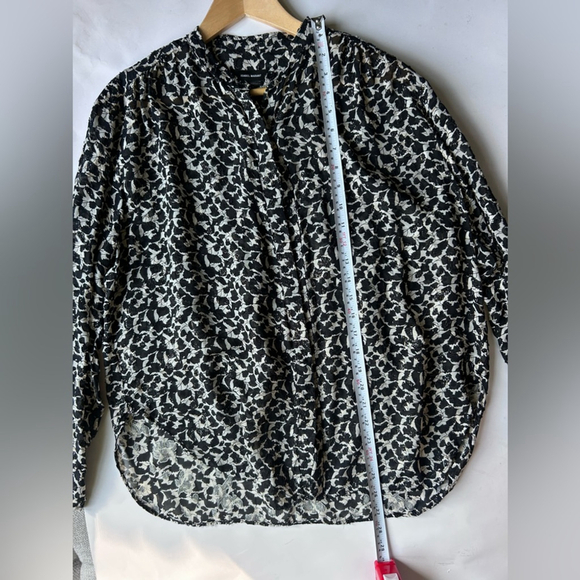 Isabel Marant E'toile
Midway printed 
Blouse Women's Black White Patterned Top - Picture 5 of 11